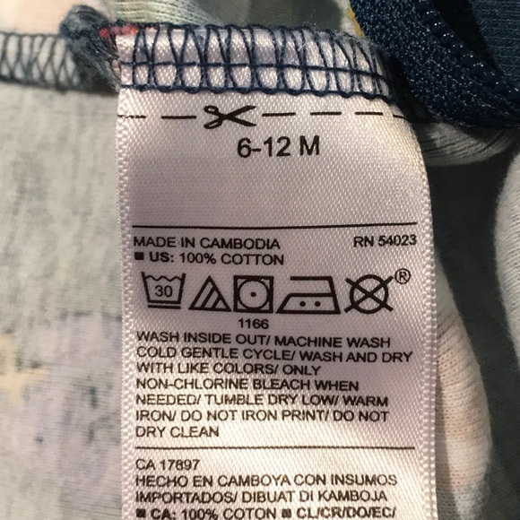 Lot of 3 Old Navy 6-12 Month Onesies - Picture 9 of 9